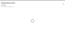 Tablet Screenshot of iskyshare.com